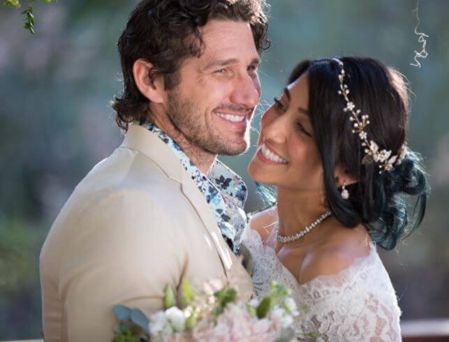 Flash Orion Willis's parents, Wil Willis and Krystle Amina on their wedding day.